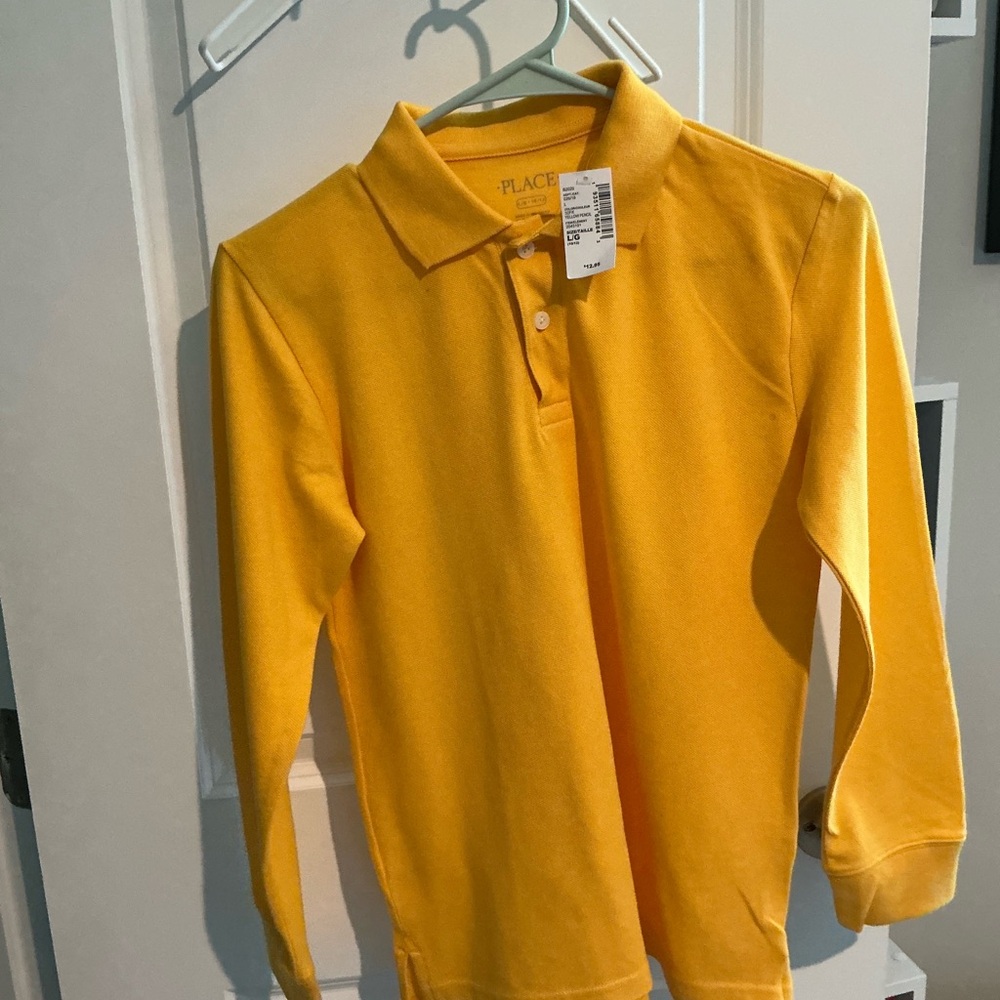 Place Bright Yellow Kids Polo Shirt